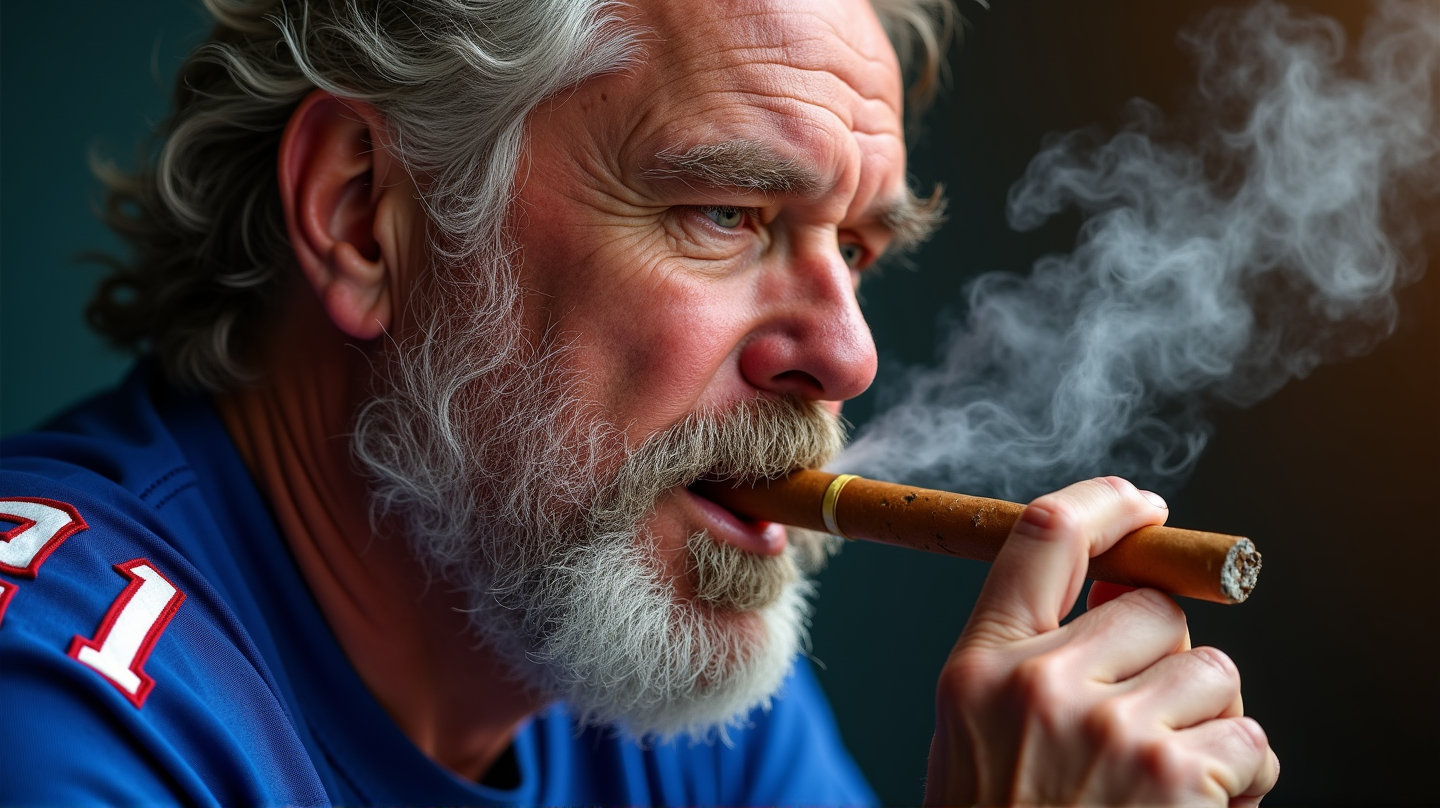 L'affinité légendaire de Steve Tasker pour les cigares : un hommage à la force et à la tradition