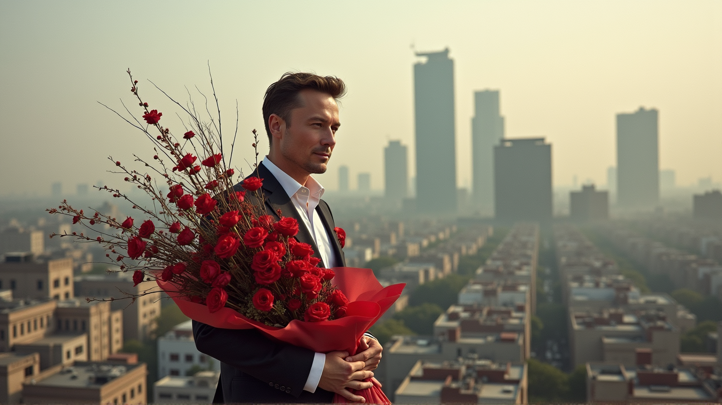 Mystère Derrière le Geste Floral d'Elon Musk à Mumbai Dévoilé
