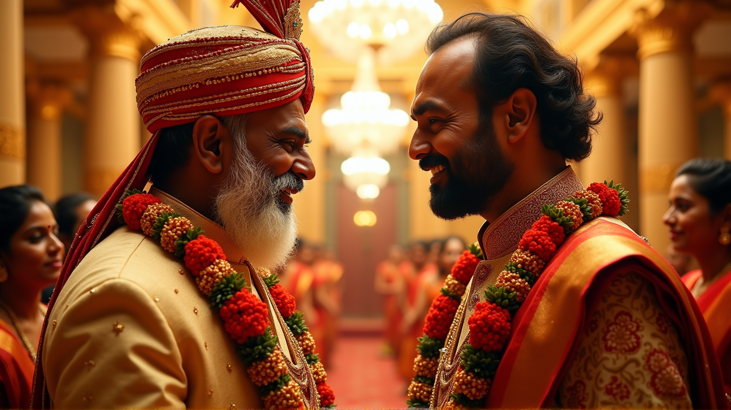 Affaire Étoilée : Des Célébrités Honorent le Mariage de la Fille d'Ishari Ganesh