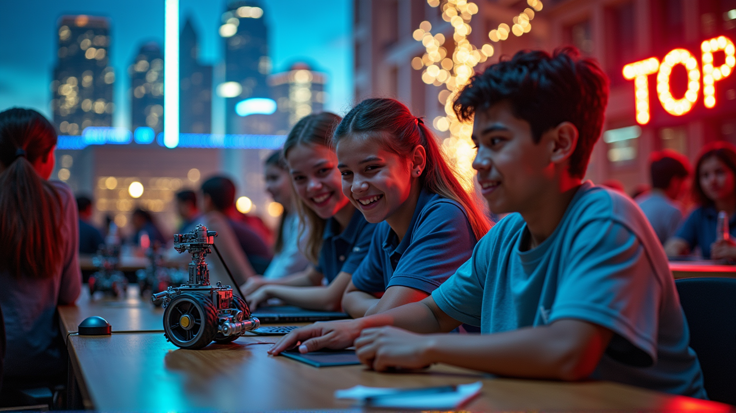 Le Collège Tommie Kunst se Prépare pour le Grand Affrontement Mondial de Robotique à Dallas !