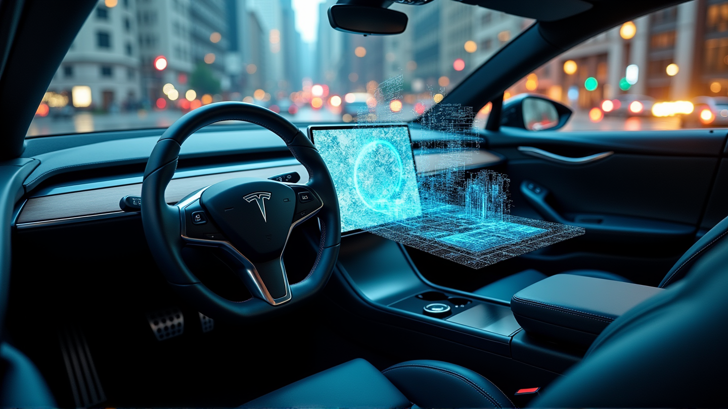 Le révolutionnaire 'Verre Liquide' CarPlay transforme l'expérience Tesla