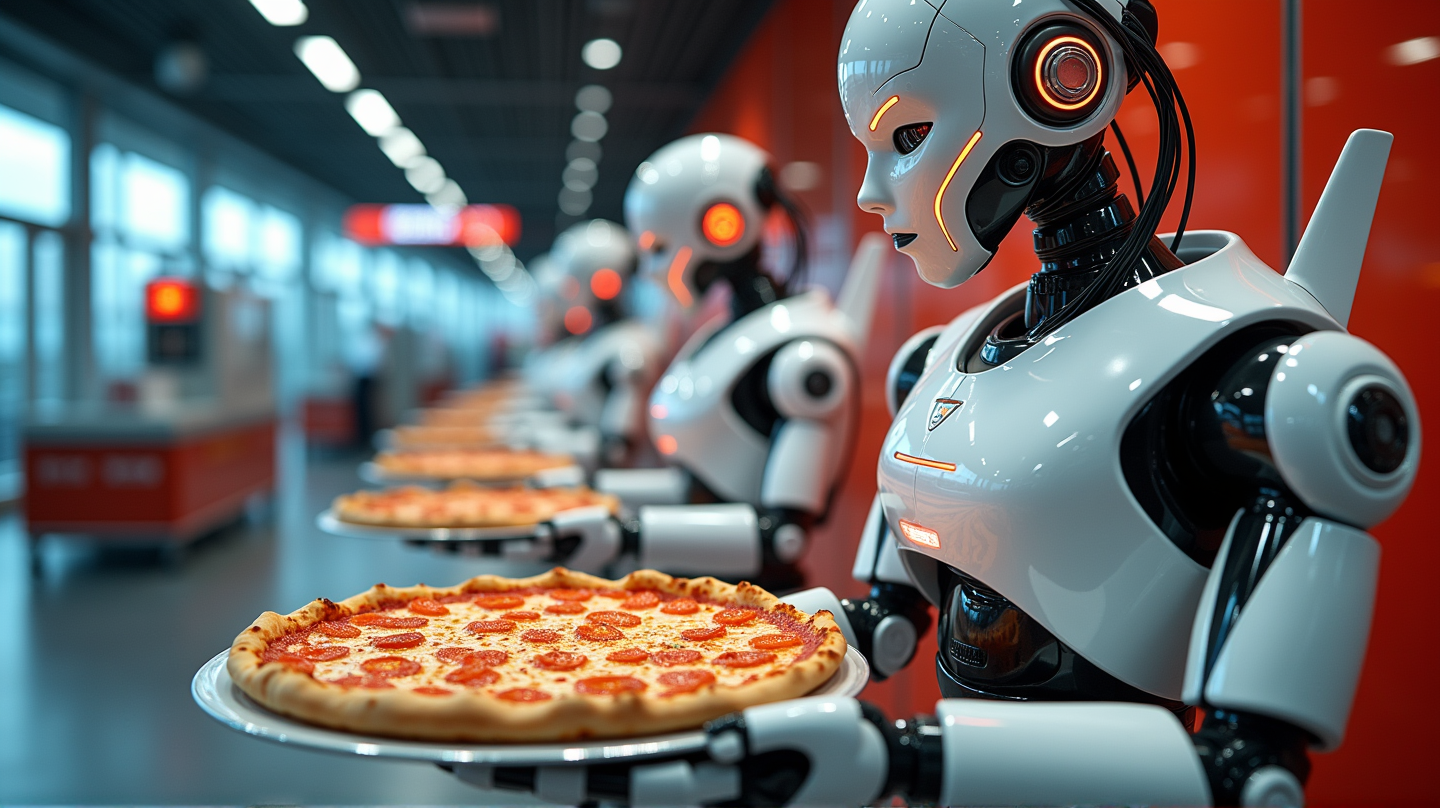 Révolution Robotique de Donatos : Pizzeria de Columbus Gérée par l'IA