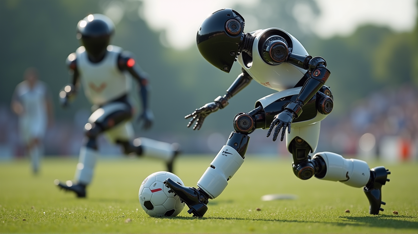 Les Robots Chinois Dominent un Match de Football à Trois