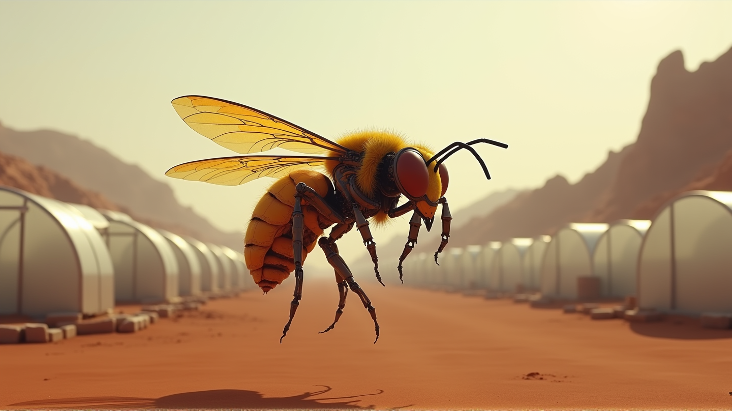 L'abeille robotique du MIT : Un avenir bourdonnant pour la pollinisation sur Mars