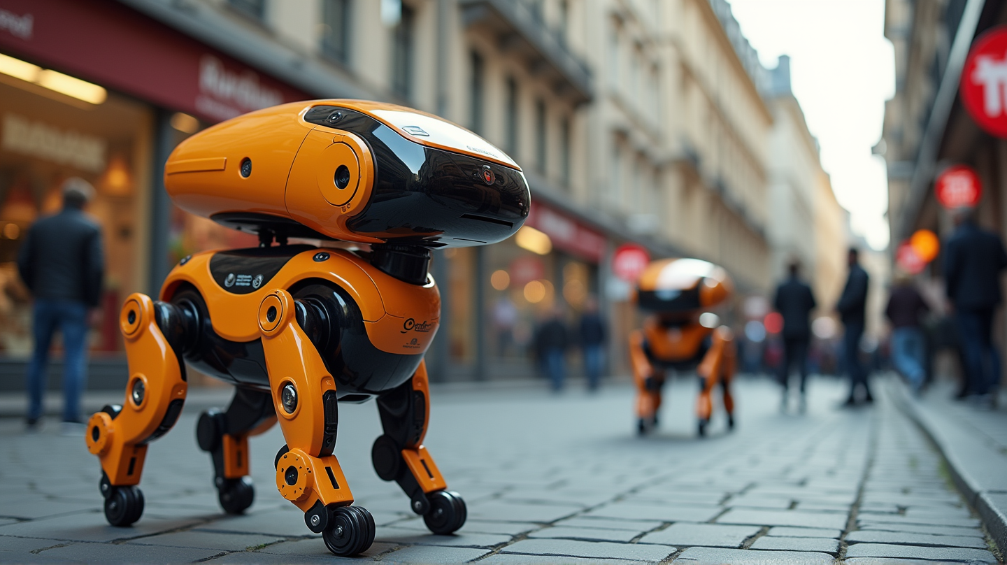 Courriers Futuristes à Quatre Pattes : Les Chiens Robots Prennent les Rues de Zurich