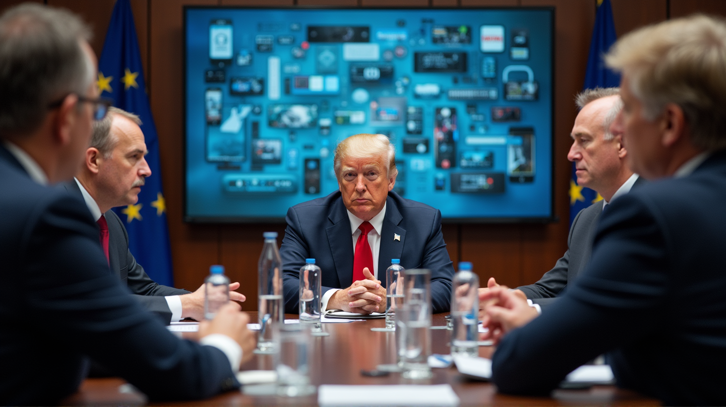 Le Royaume-Uni Défend sa Taxe Numérique Face aux Menaces de Tarifs de Trump