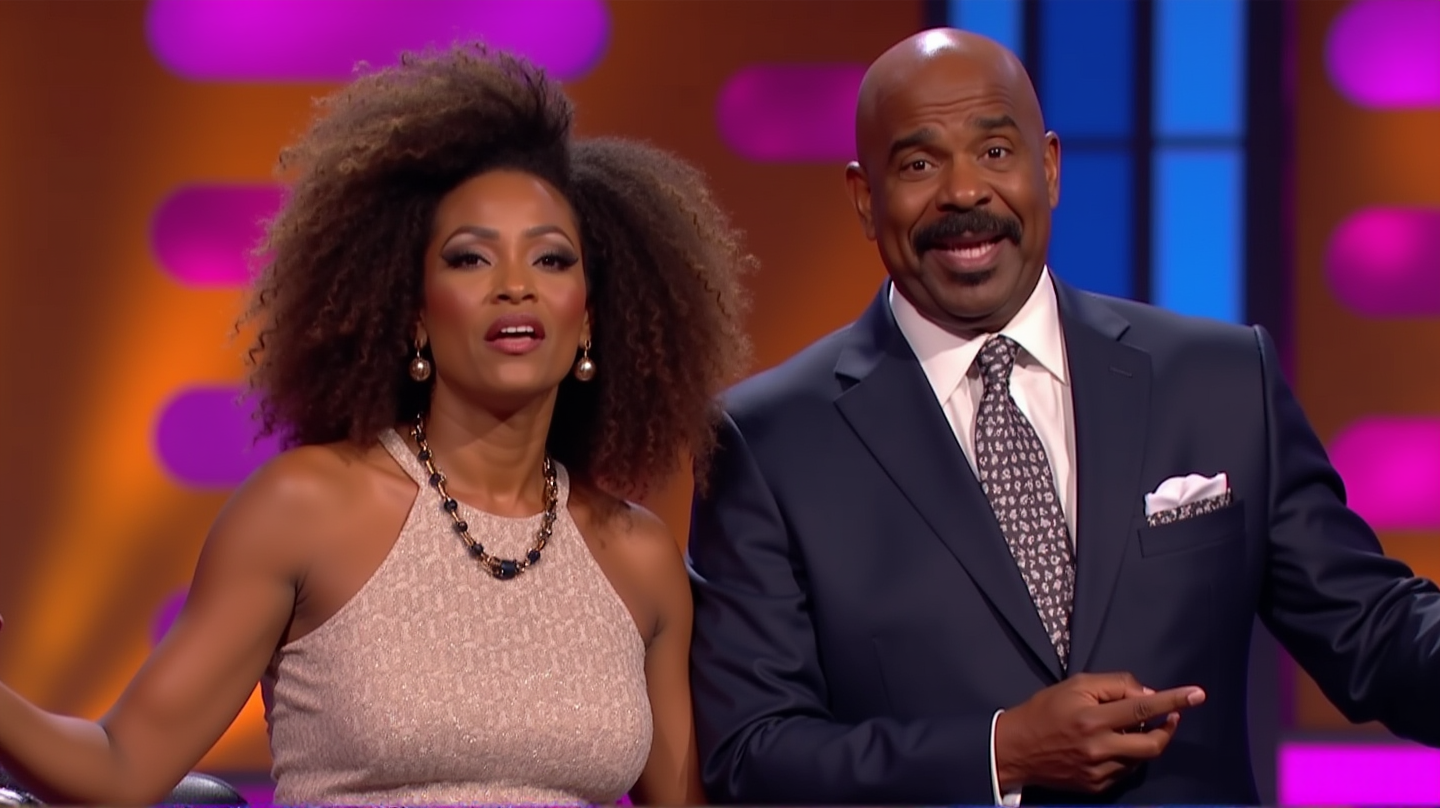 Le moment NSFW de Lainey Wilson avec Steve Harvey dans 'Celebrity Family Feud'