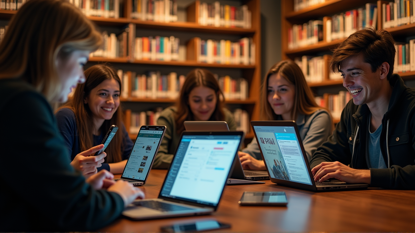 Découvrez la Magie des Livres : Suivez le Nouveau Réseau Social de la Bibliothèque de Garden City !