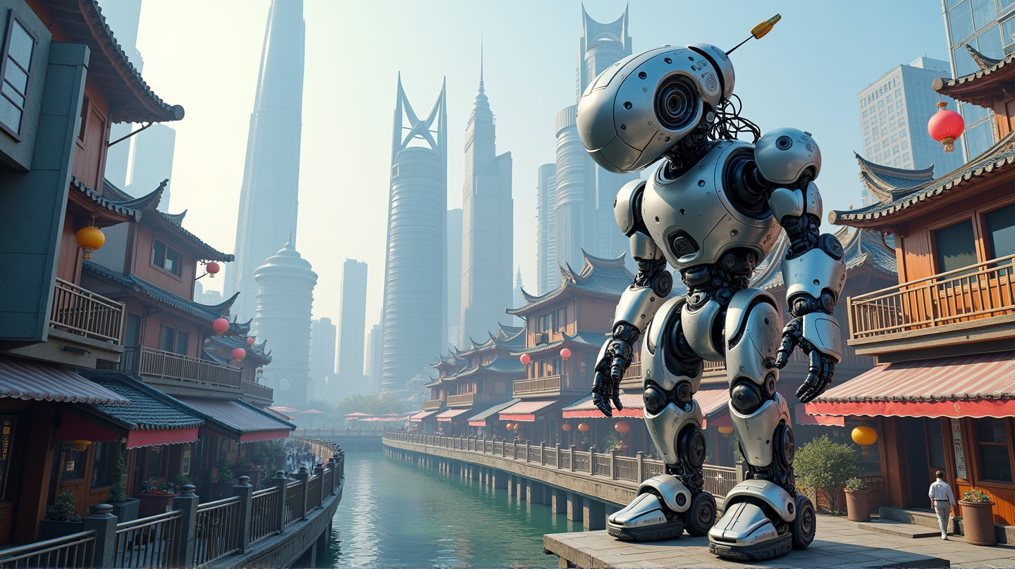 Présentation Électrisante de Robot Town : Plus de 100 Robots à la Conférence Inclusion de Shanghai