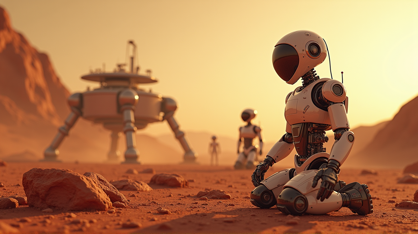 La Vision d'Elon Musk : La Première Colonie Martienne avec les Robots Optimus de Tesla