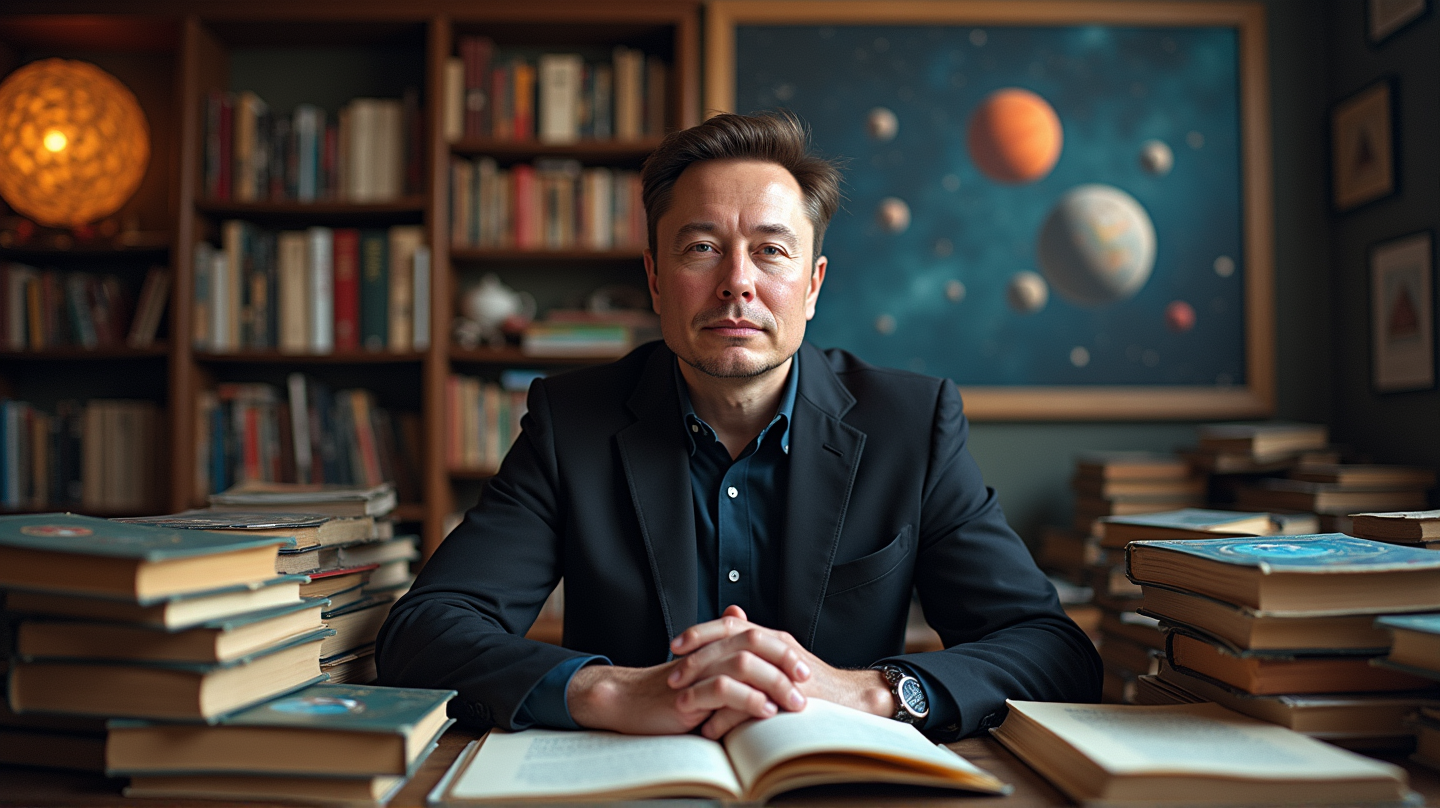 L'univers d'Elon Musk : Entre Livres et Milliardaires