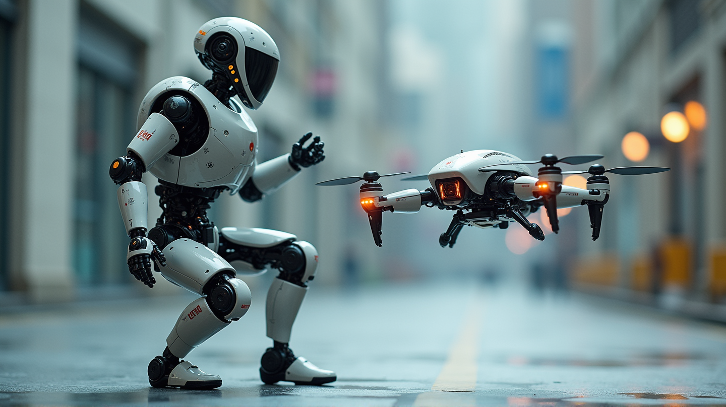 Regardez l'Avenir Se Déployer : Un Robot Lance un Drone Métamorphe