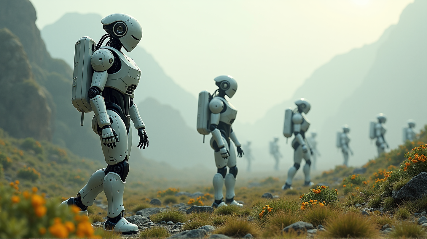 La Chine Dévoile un Nouveau Front Humanoïde : Des Robots High-Tech Prêts à Patrouiller les Frontières