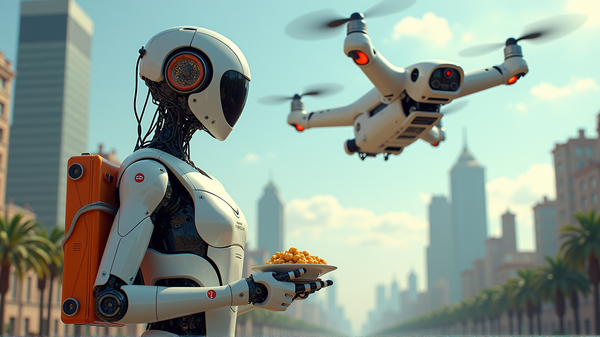 Les Robots S'emparent de Hangzhou : La Campagne Futuriste de Livraison d'Ele.me est Là !