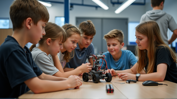 Découvrez l'Avenir : Le Camp d'Été Build-A-Bot Éveille l'Intérêt des Élèves pour la Robotique