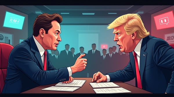 La Querelle sur les Réseaux Sociaux entre Trump et Musk Accapare l'Attention