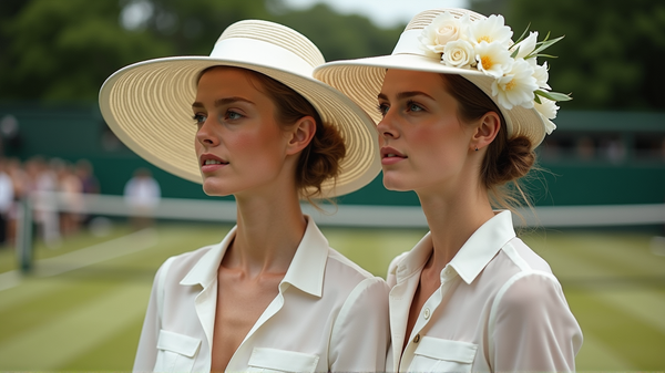 Éclat Courtois : Lady Amelia & Lady Eliza Spencer Éblouissent au Wimbledon, Jour 2