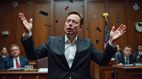 Le Duel Juridique d'Elon Musk avec les Règles de l'App Store d'Apple