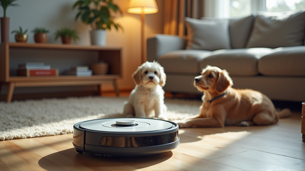 Pourquoi Chaque Propriétaire d'Animaux Anxieux a Besoin d'un Aspirateur Robot avec Capacité de Diffusion en Direct