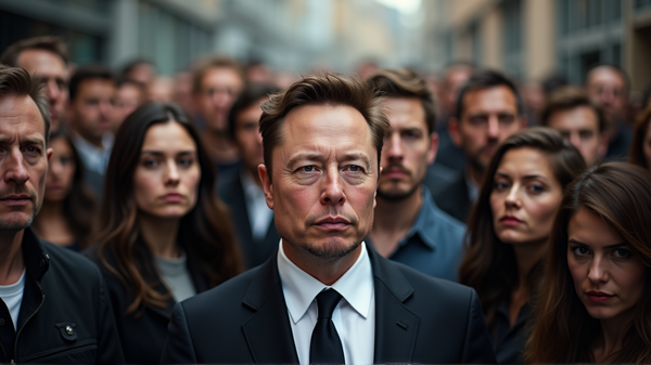 La Popularité d'Elon Musk S'effondre : Résultats Surprenants du Sondage Gallup