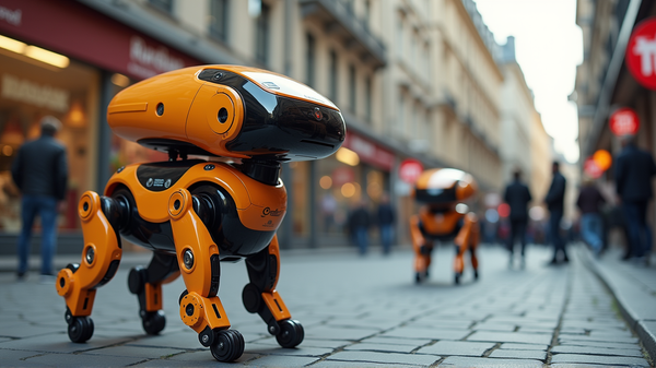 Courriers Futuristes à Quatre Pattes : Les Chiens Robots Prennent les Rues de Zurich
