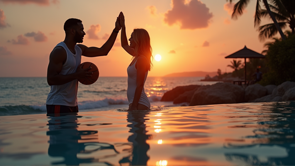 Romance au Bord de la Piscine : La Proposition Inoubliable d'une Star Disney