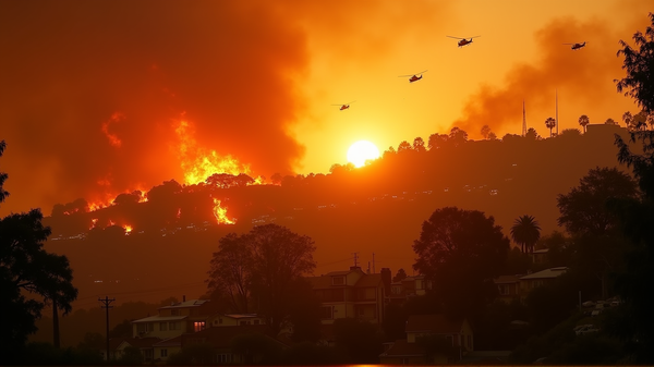 Des Efforts Héroïques Sauvent les Collines d'Hollywood d'un Incendie Dévastateur de Voiture
