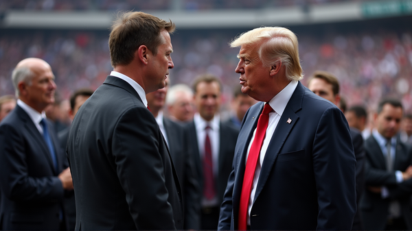 La Réunion Improbable de Trump et Musk au Mémorial de Kirk : Un Récit Captivant
